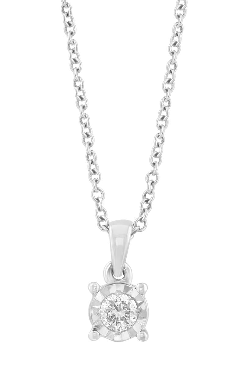 EFFY Diamond Pendant Necklace, Alternate, color, Silver/ Diamond