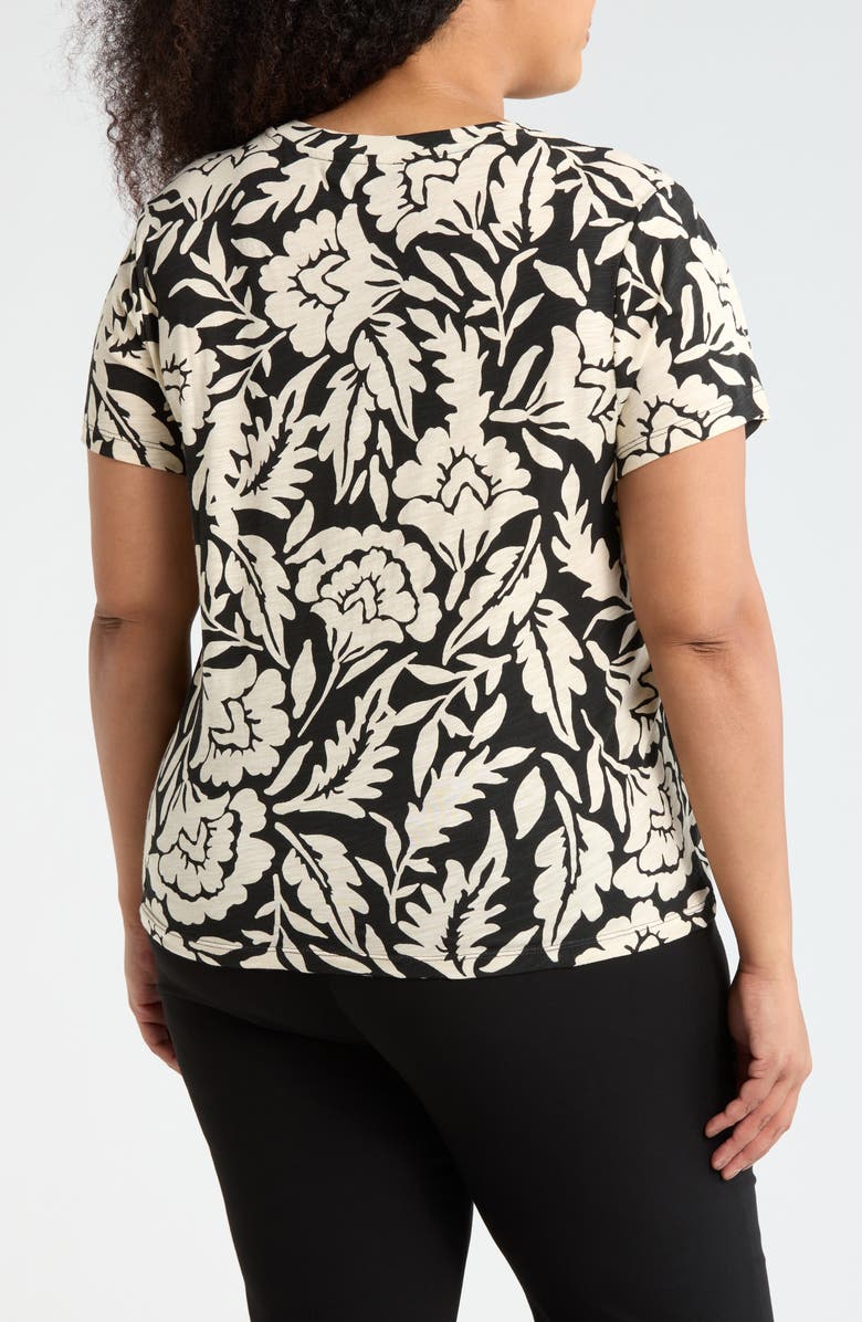 Sanctuary Cotton Blend Pocket T-Shirt, Alternate, color, Fever Tree Black