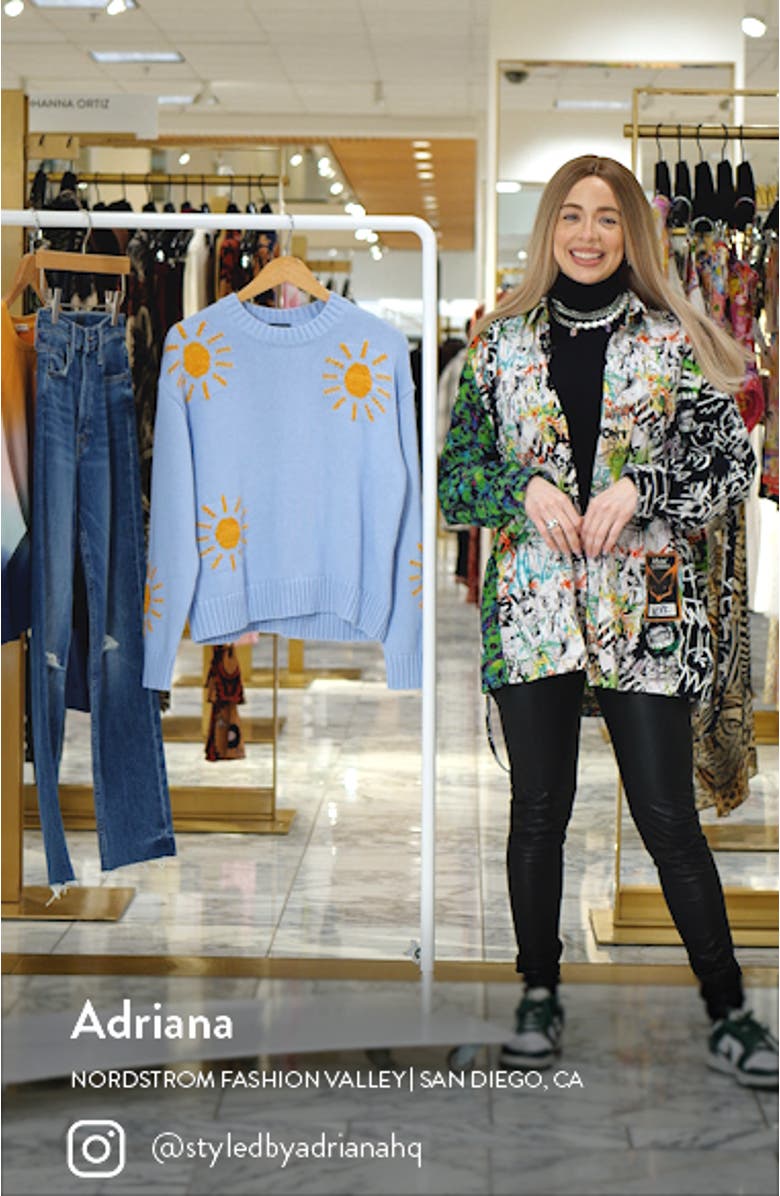 Zoey Sun Cotton & Cashmere Sweater, sales video thumbnail