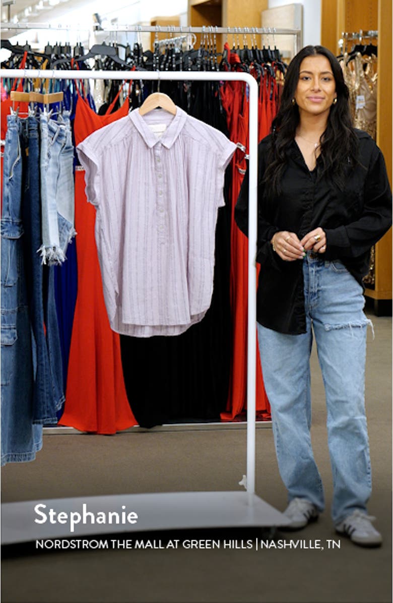 Lace Detail Pullover Top, sales video thumbnail