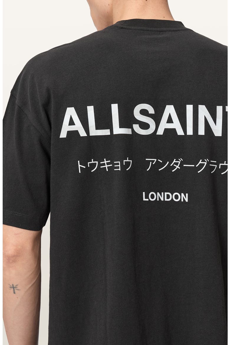 Underground Oversize Graphic T-Shirt, Alternate, color, WASHED BLACK/ ZEBRA
