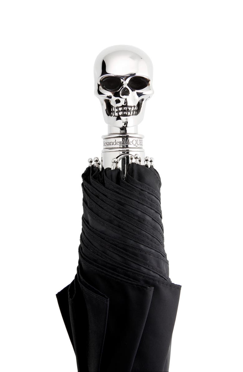 McQueen Alexander McQueen Skull Umbrella, Alternate, color, 
