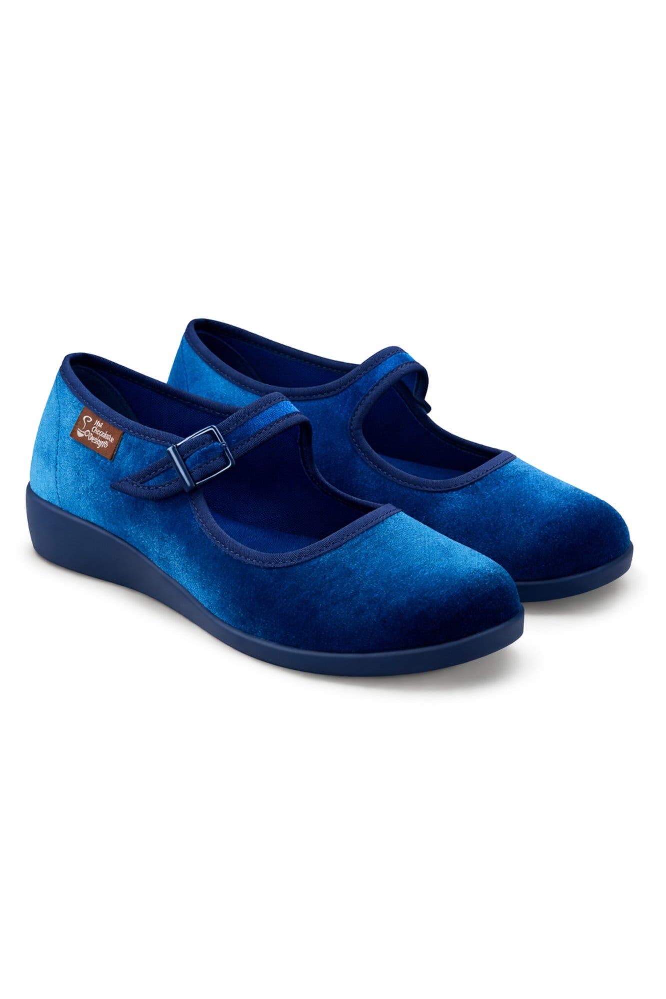 Hot Chocolate Design Curacao Women's Mary Jane Flats, Alternate, color, Curacao Blue