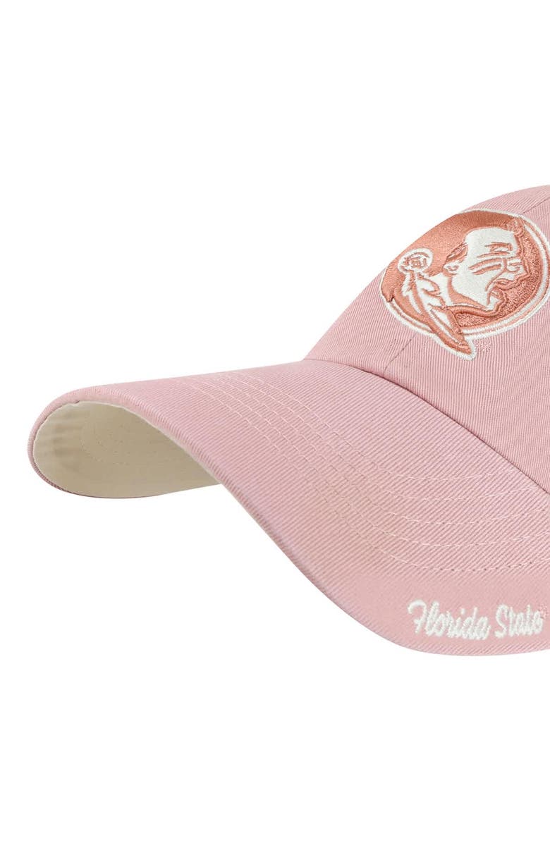 '47 Women's '47 Light Pink Florida State Seminoles Dusty Miata Clean Up Adjustable Hat, Alternate, color, 