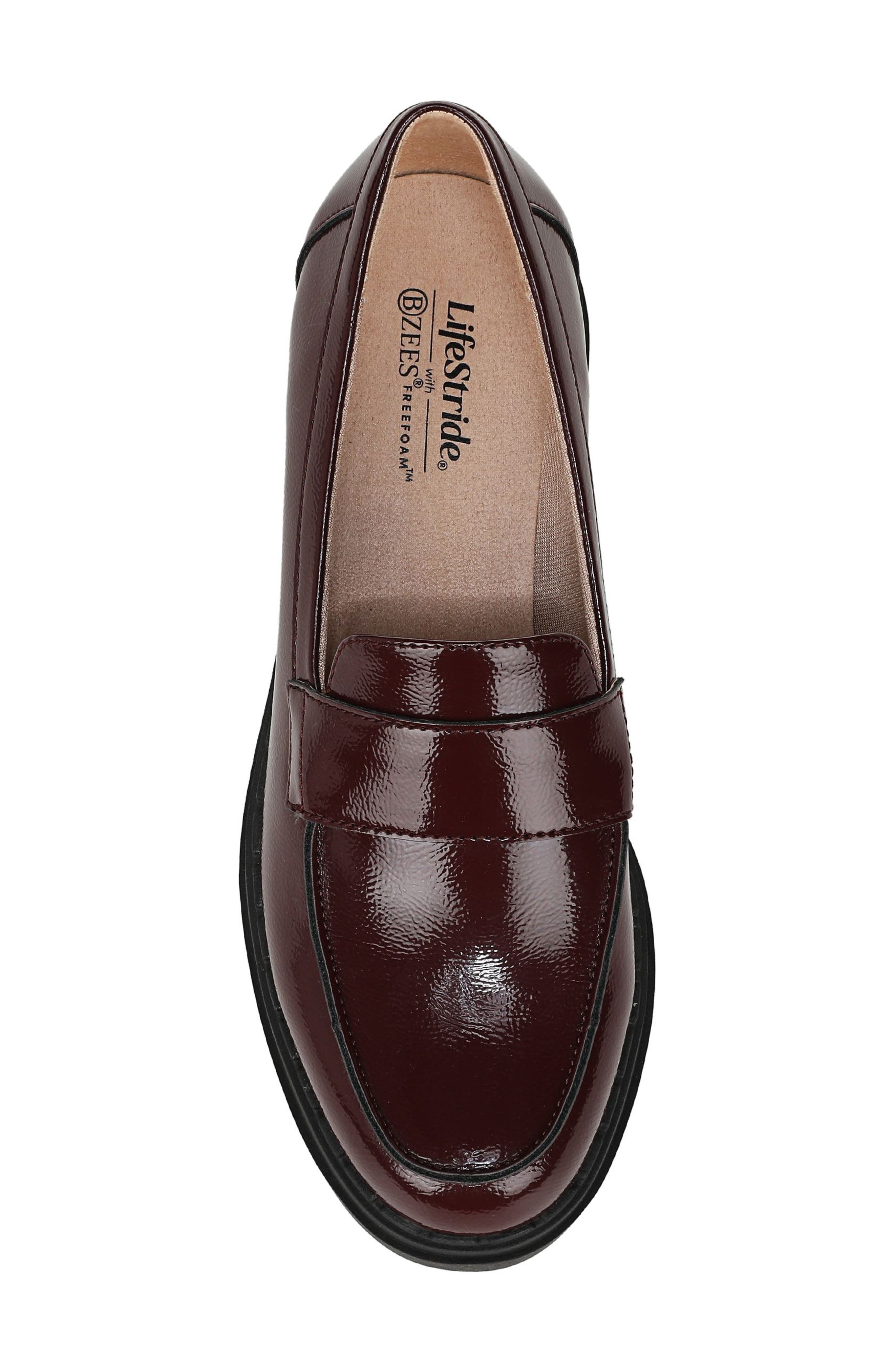 Dolce Platform Wedge Loafer, Alternate, color, CALIFORNIA WINE RED