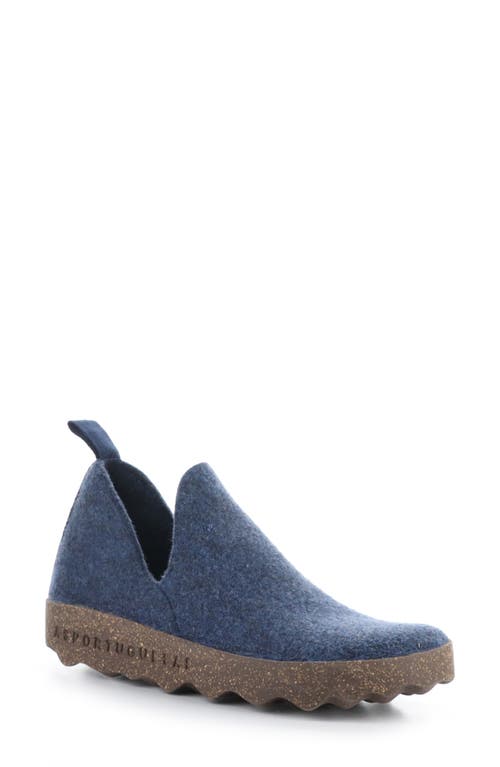 Asportuguesas by Fly London City Sneaker in 088 Blue Rewooly 