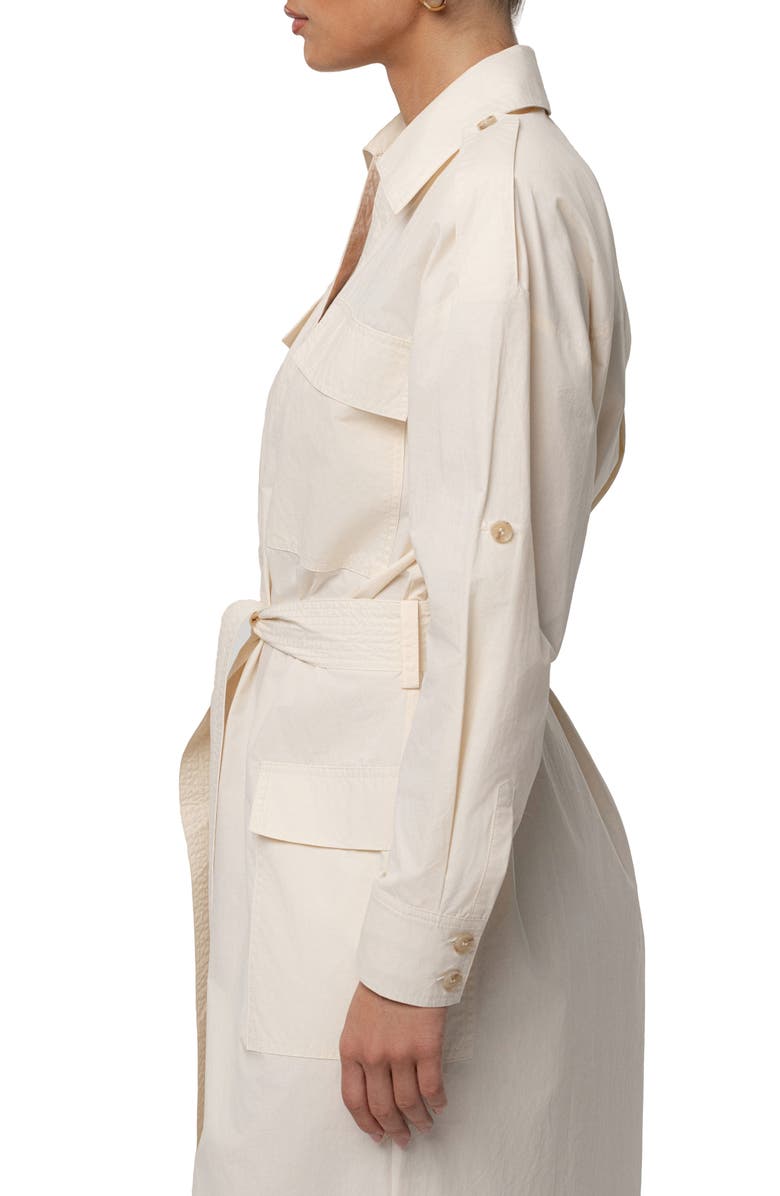 JLUXLABEL Harbor Shore Maxi Shirtdress, Alternate, color, Cream