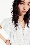 H&M Lace-inset blouse