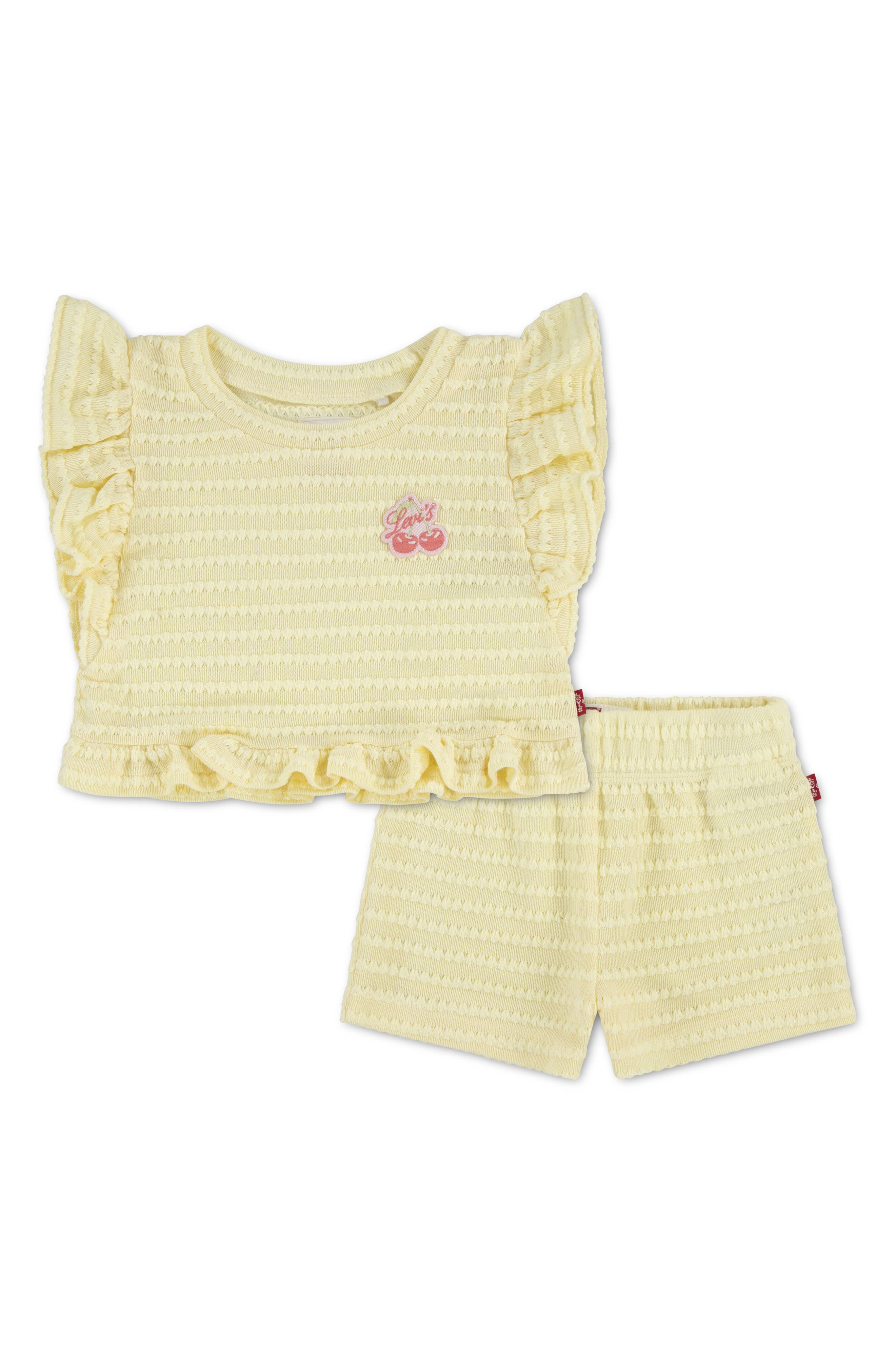 Levi's Ruffle Top & Shorts Set