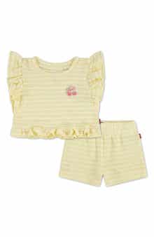 Levi's Ruffle Top & Shorts Set