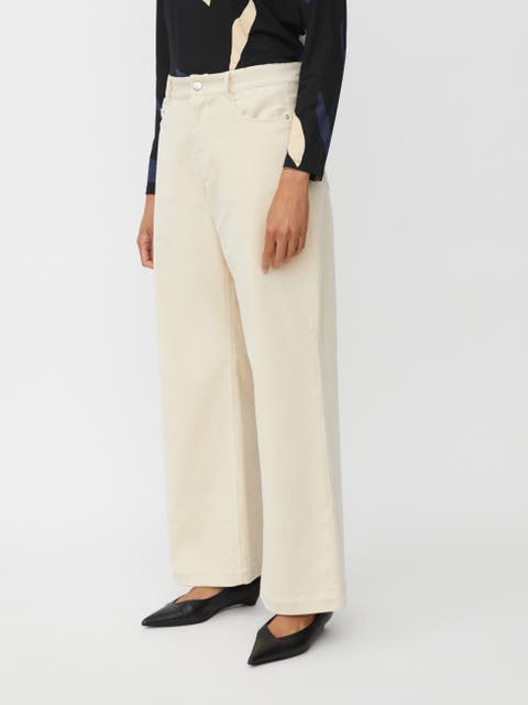 Wide Leg Velvet Pants