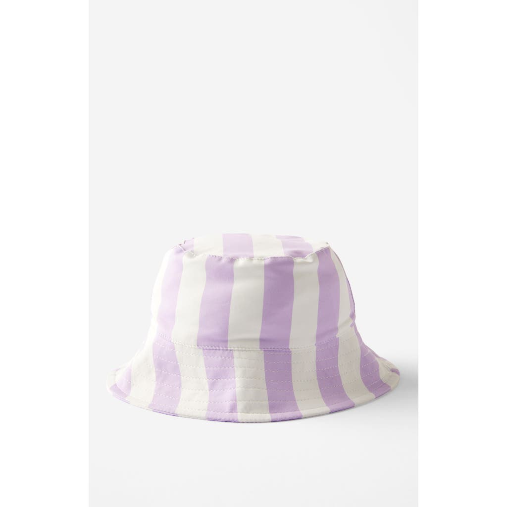Cotton On Kids Baby Swim Bucket Hat In Vintage Lilac Bold Stripe