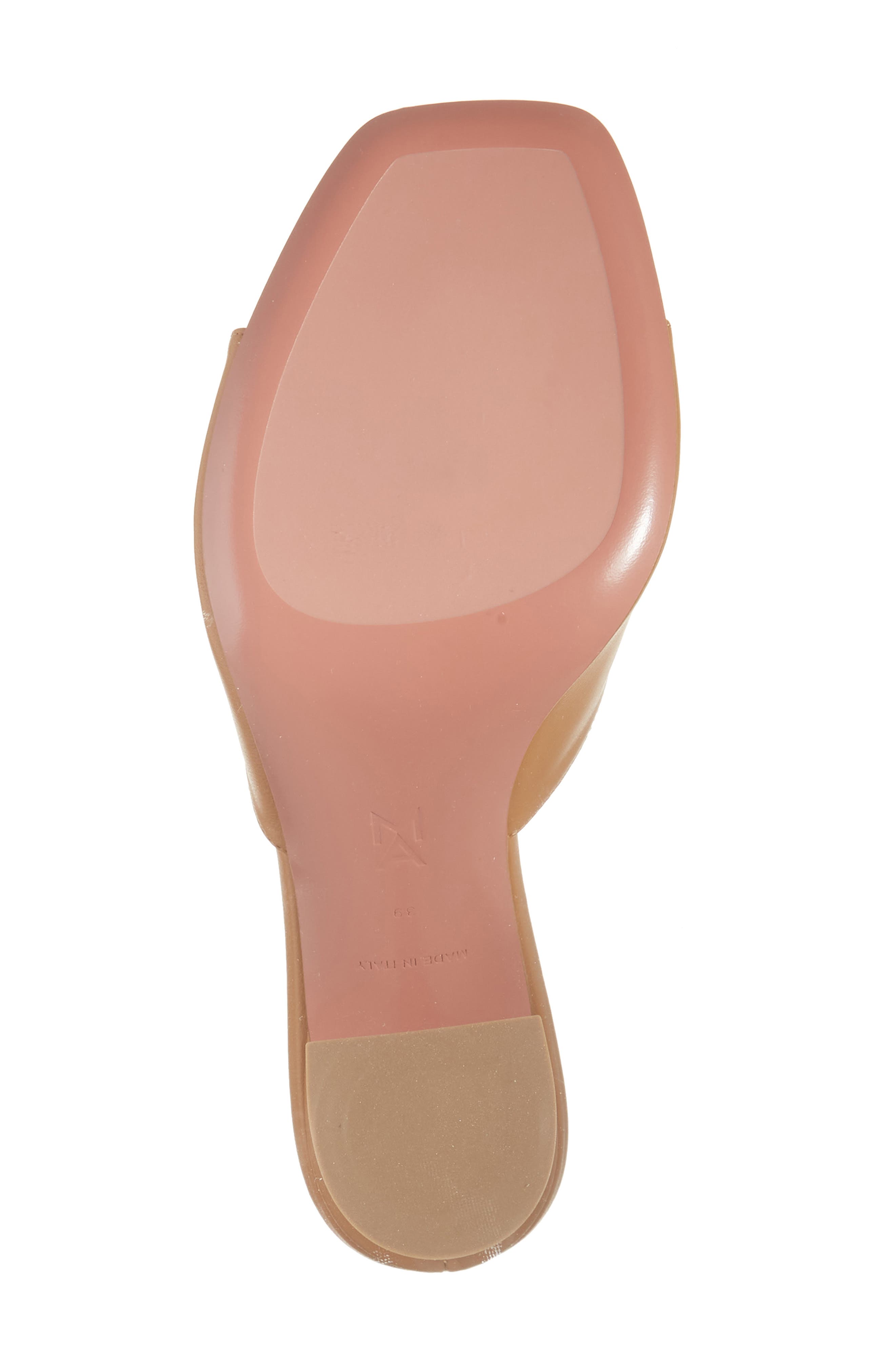 Amina Muaddi Lupita Slide Sandal, Alternate, color, Brown