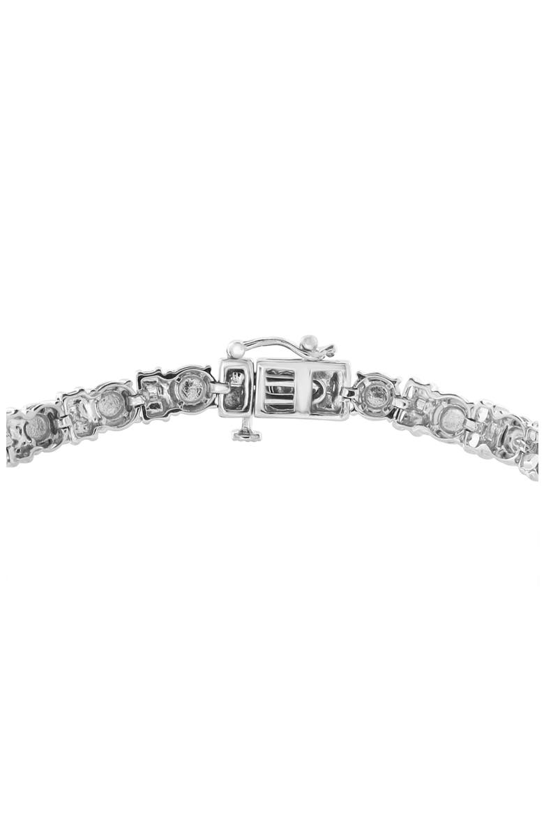 Sterling Silver Diamond Bracelet - 0.22 ctw, Alternate, color, SILVER