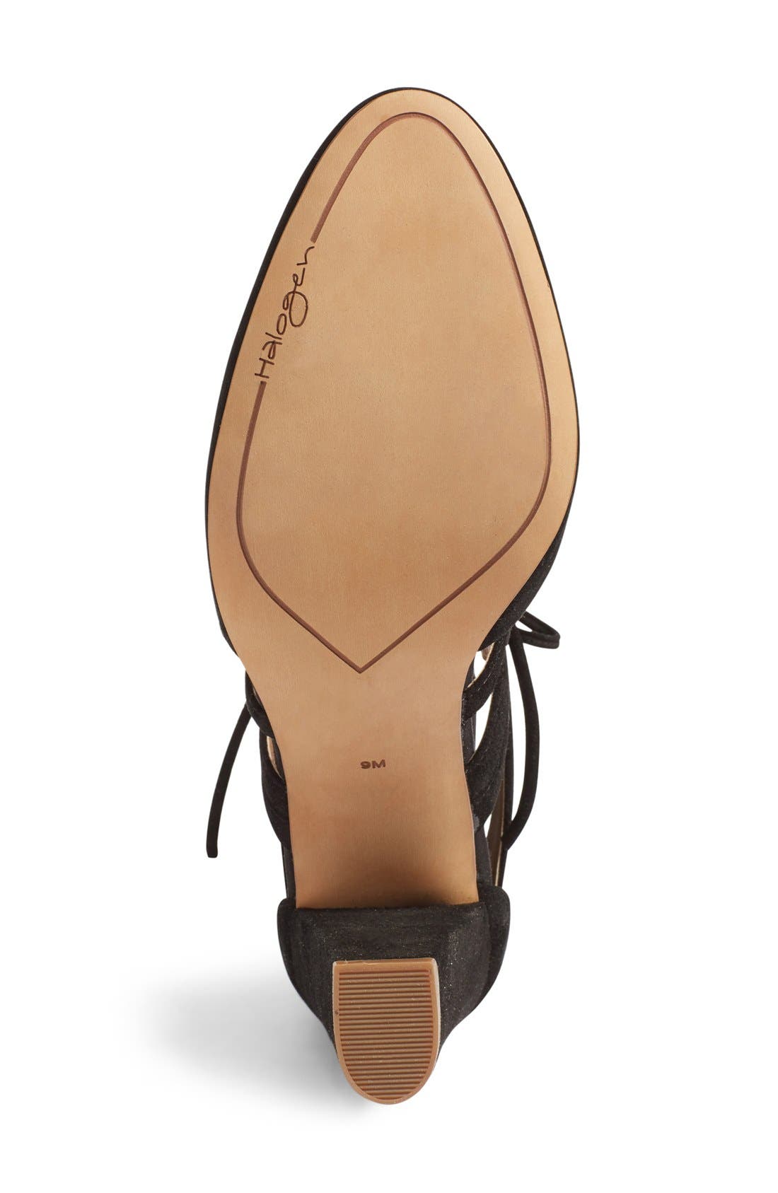 Halogen<sup>®</sup> 'Sydney' Block Heel Ghillie Pump, Alternate, color, 