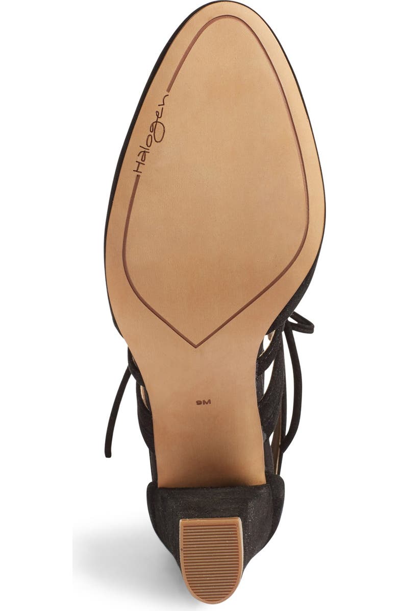 Halogen<sup>®</sup> 'Sydney' Block Heel Ghillie Pump, Alternate, color,