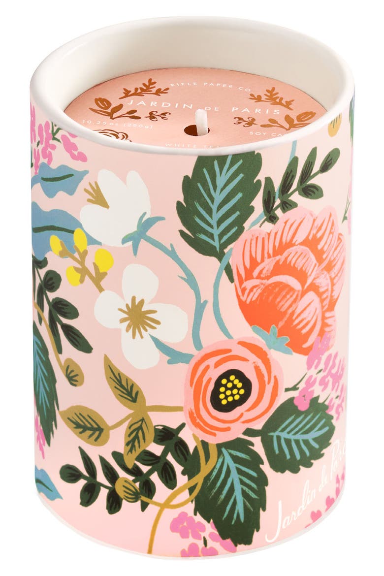 Scented Ceramic Jar Candle, Main, color, JARDIN DE PARIS