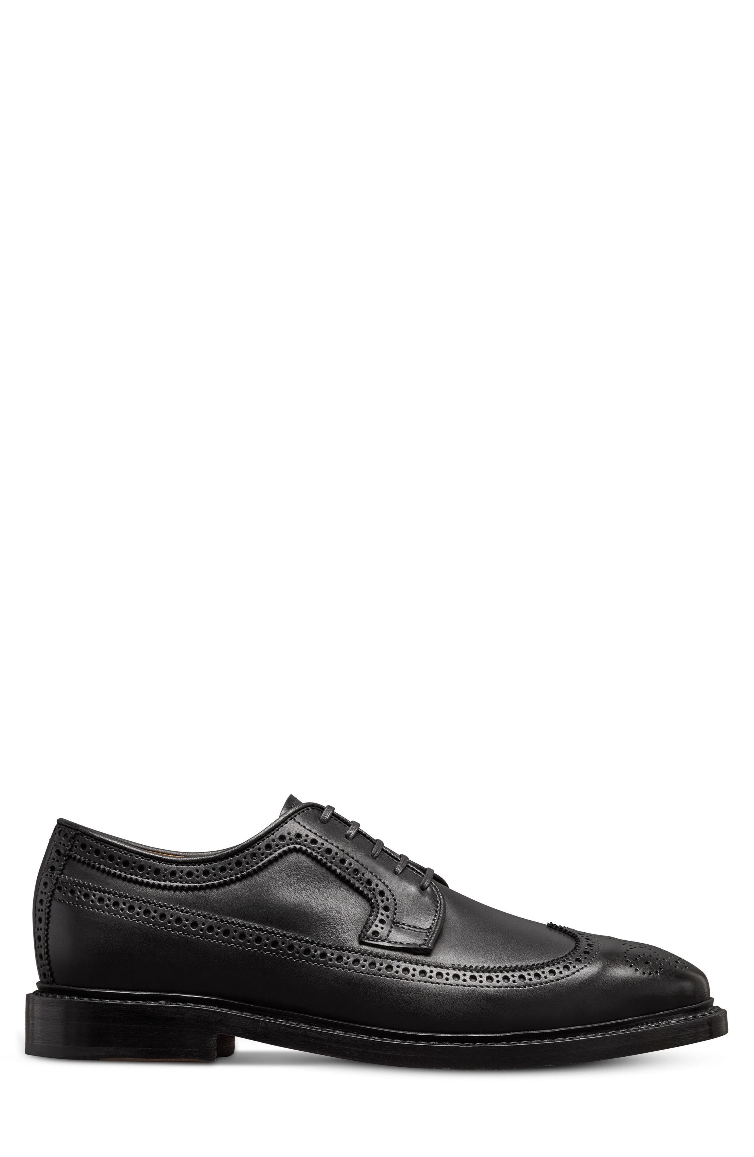 Allen Edmonds Mason Wingtip Derby, Alternate, color, Black