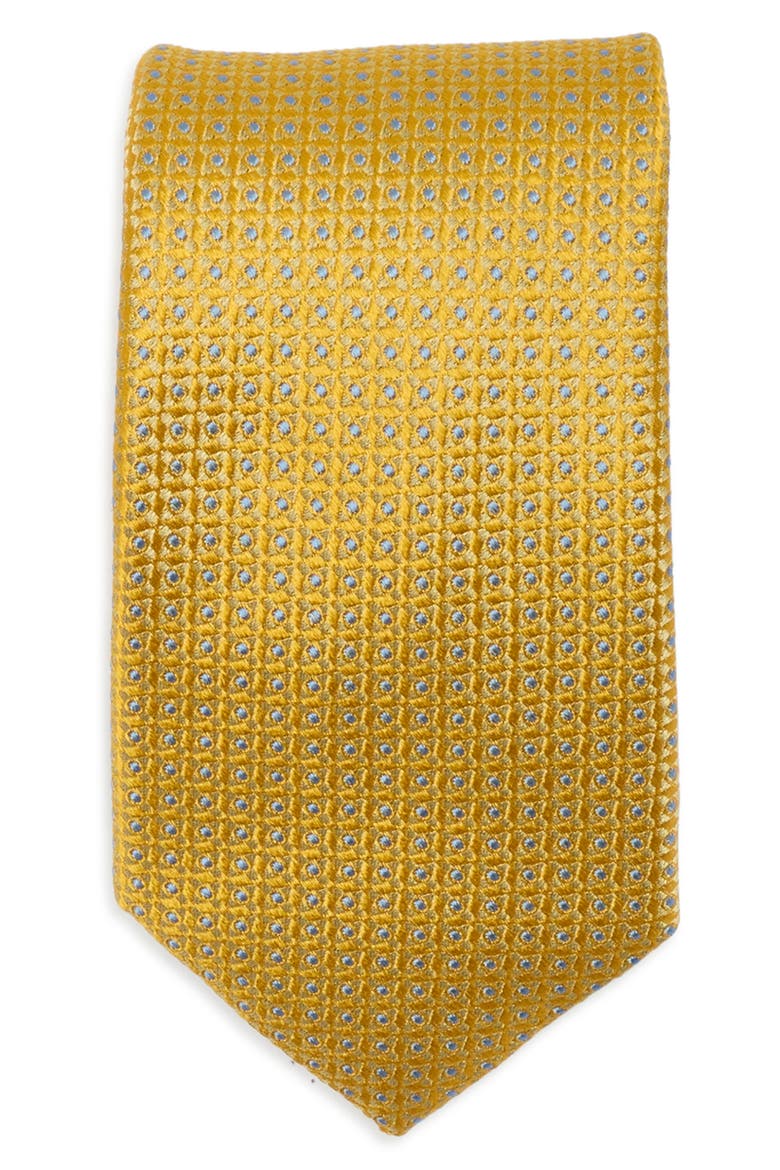 Waldram Silk Blend Tie & Pocket Square Set, Alternate, color, YELLOW