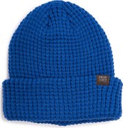 MUK LUKS Unisex Cuffed Waffle Stitch Knit Beanie