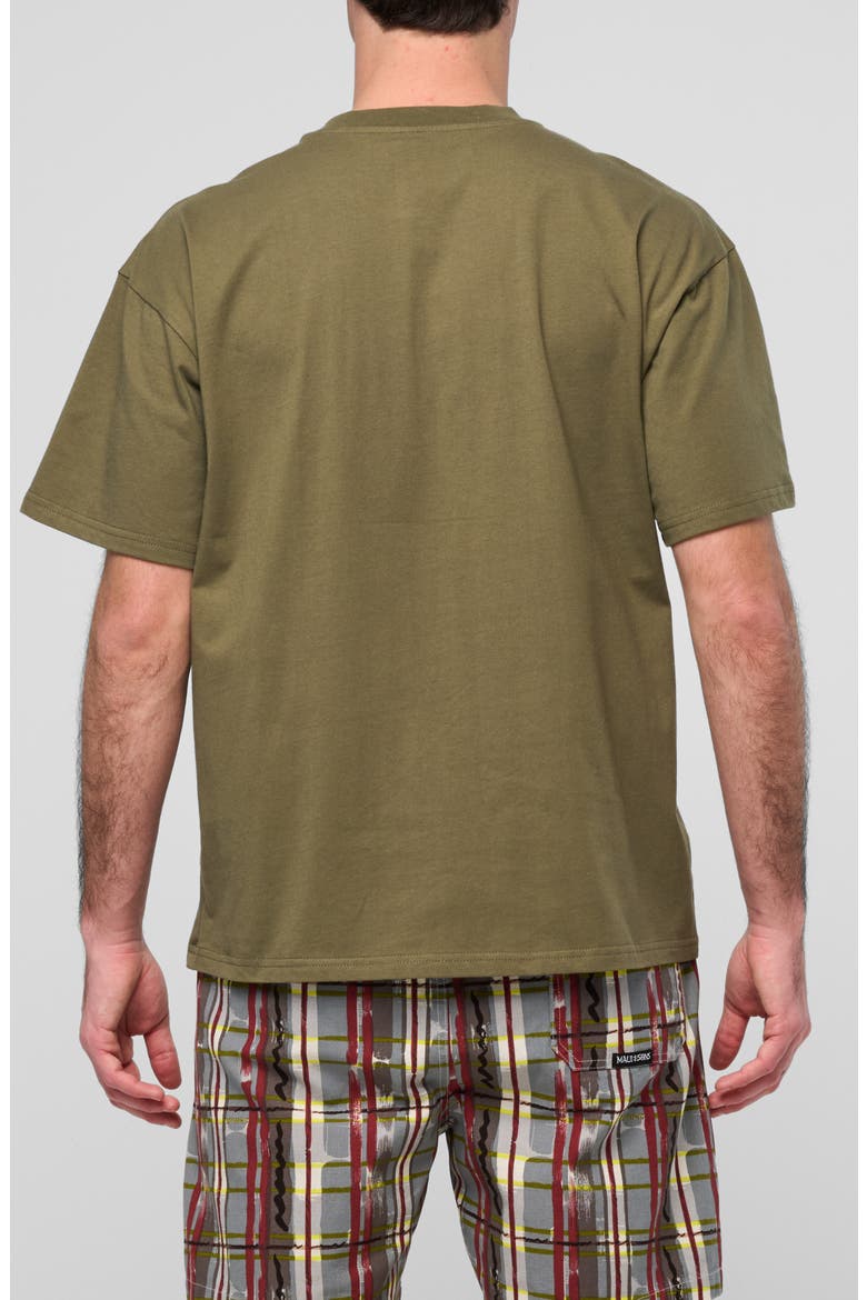 Full Circle Cotton Graphic T-Shirt, Alternate, color, OLIVE