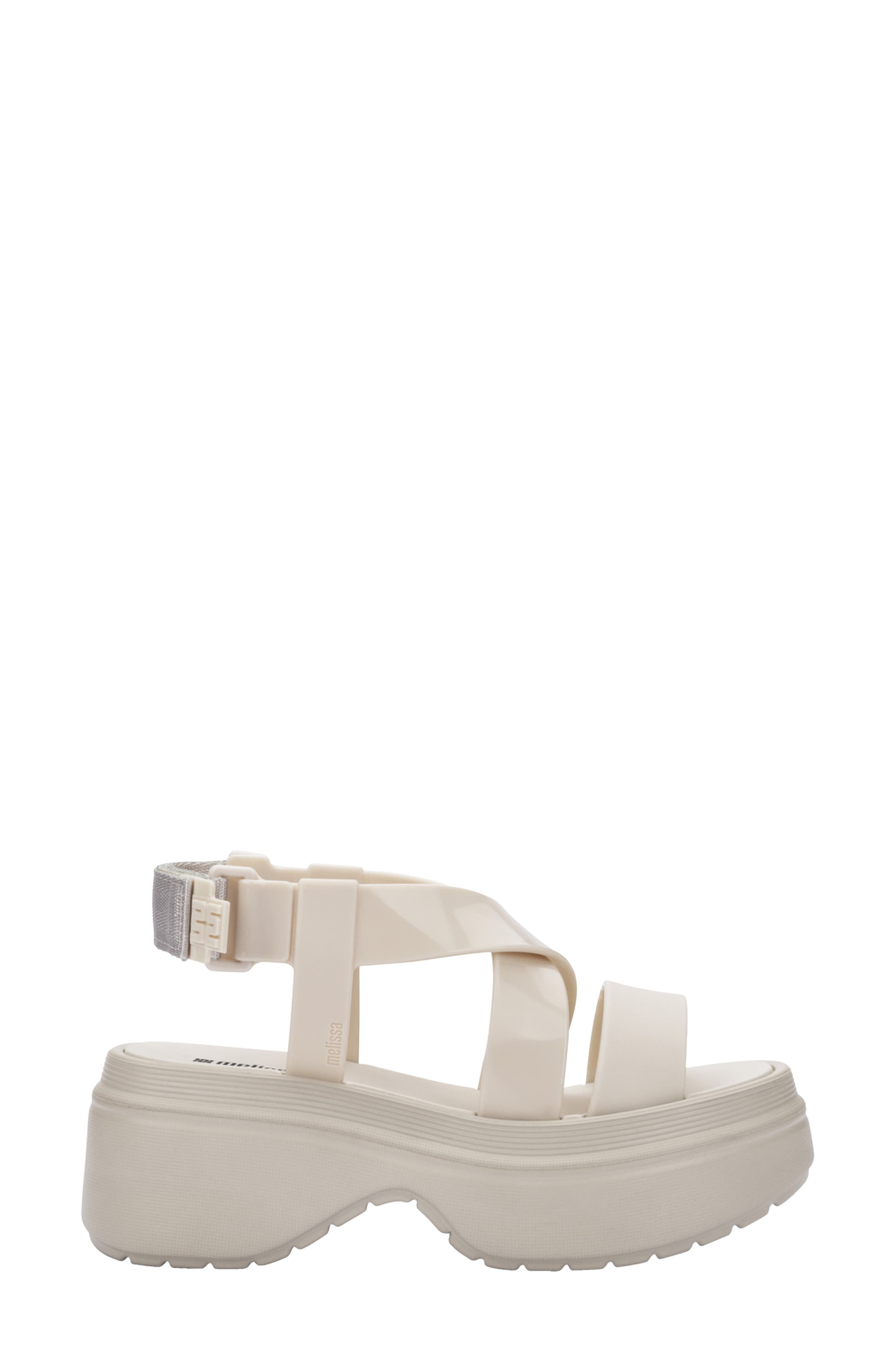 Stand Platform Sandal, Alternate, color, BEIGE
