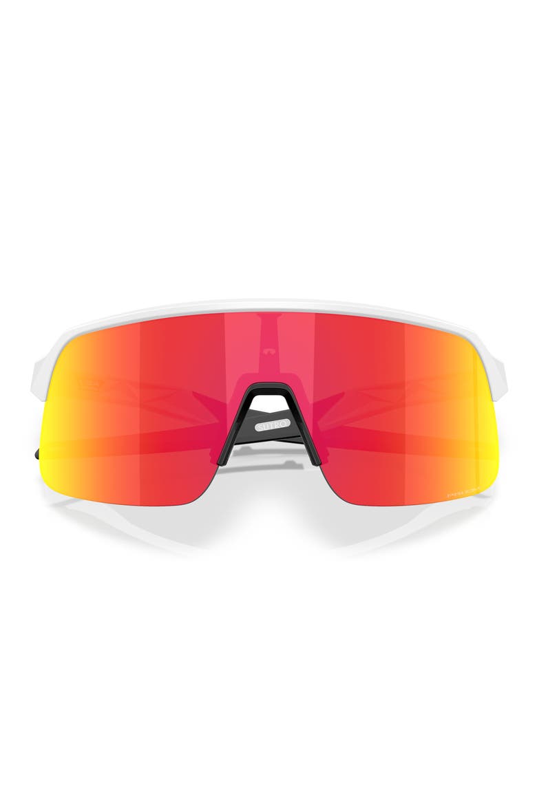 Prizm™ Everyday 34mm Rectangular Sunglasses, Alternate, color, MATTE WHITE PRIZM RUBY