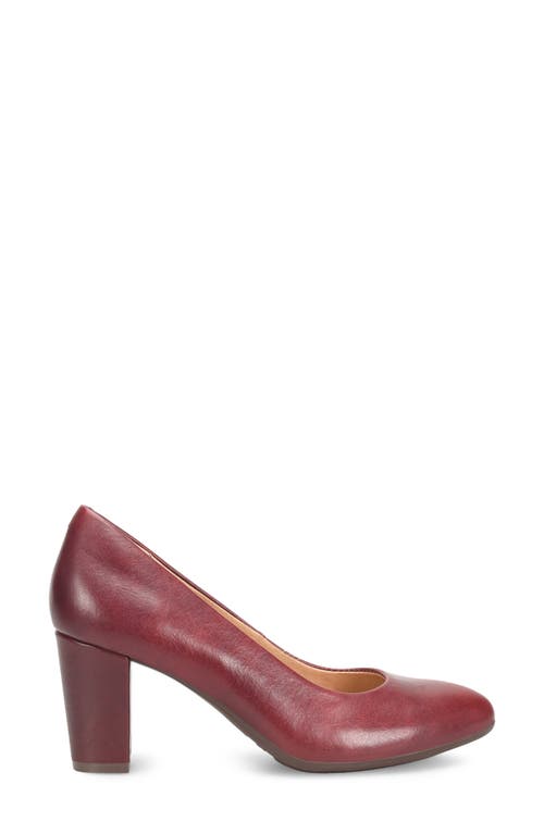 Söfft Parisa Leather Pump In Chianti