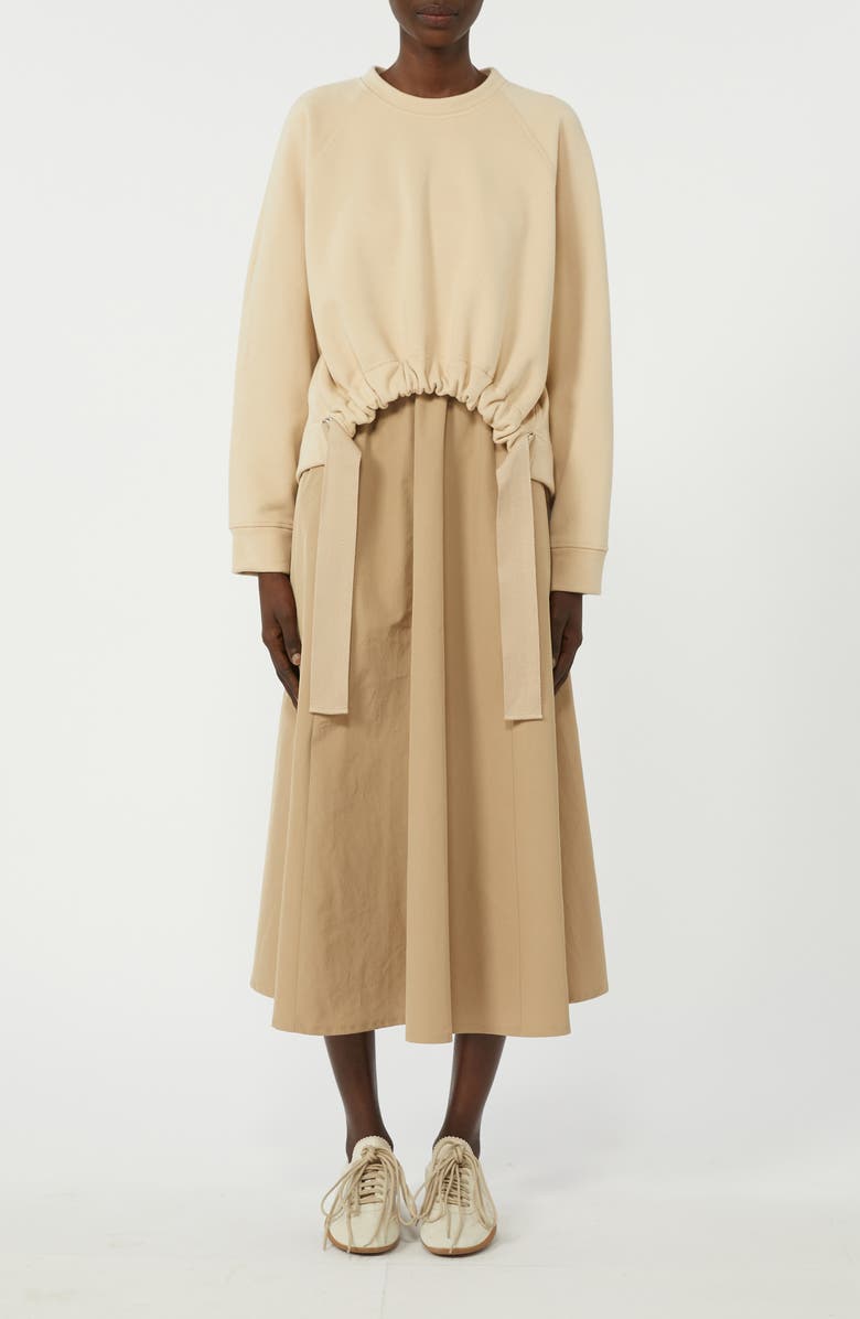 Weekend Max Mara Destino Sweatshirt 
Dress Set, Main, color, Hazelnut Brown
