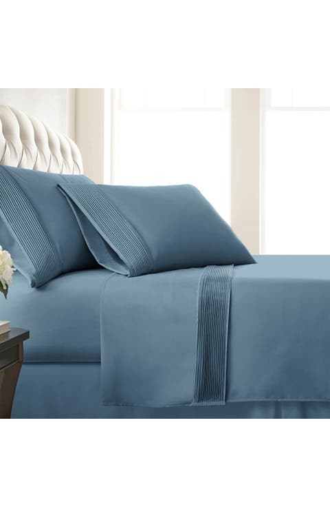 Premium Collection Pleated Extra Deep Pocket Sheet Set