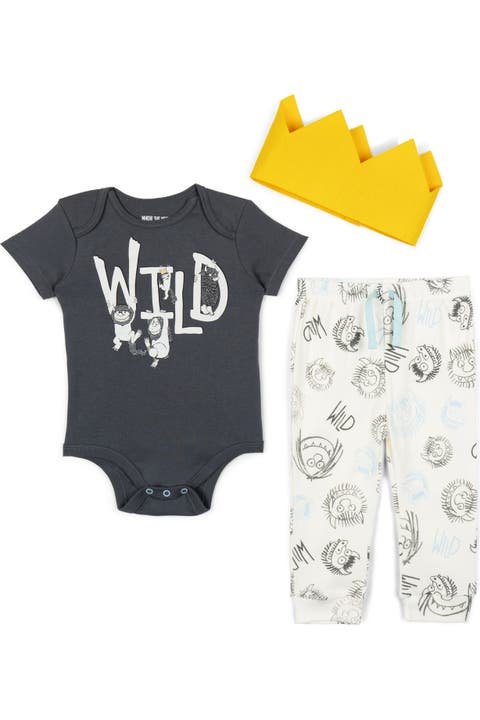 Where the Wild Things Are Max Birthday Bodysuit Pants and Hat Set