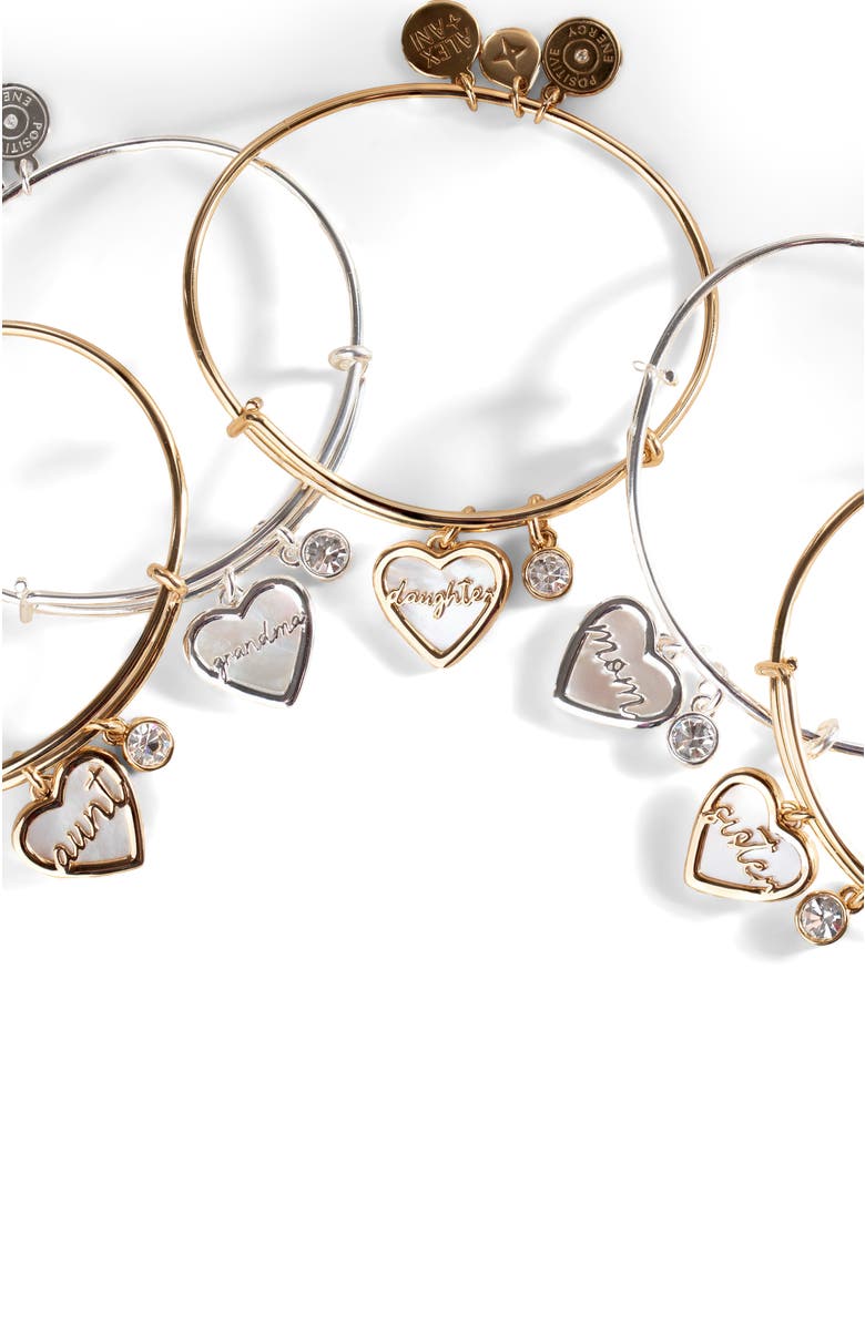 Alex and Ani Daughter Bangle Bracelet, Alternate, color, 