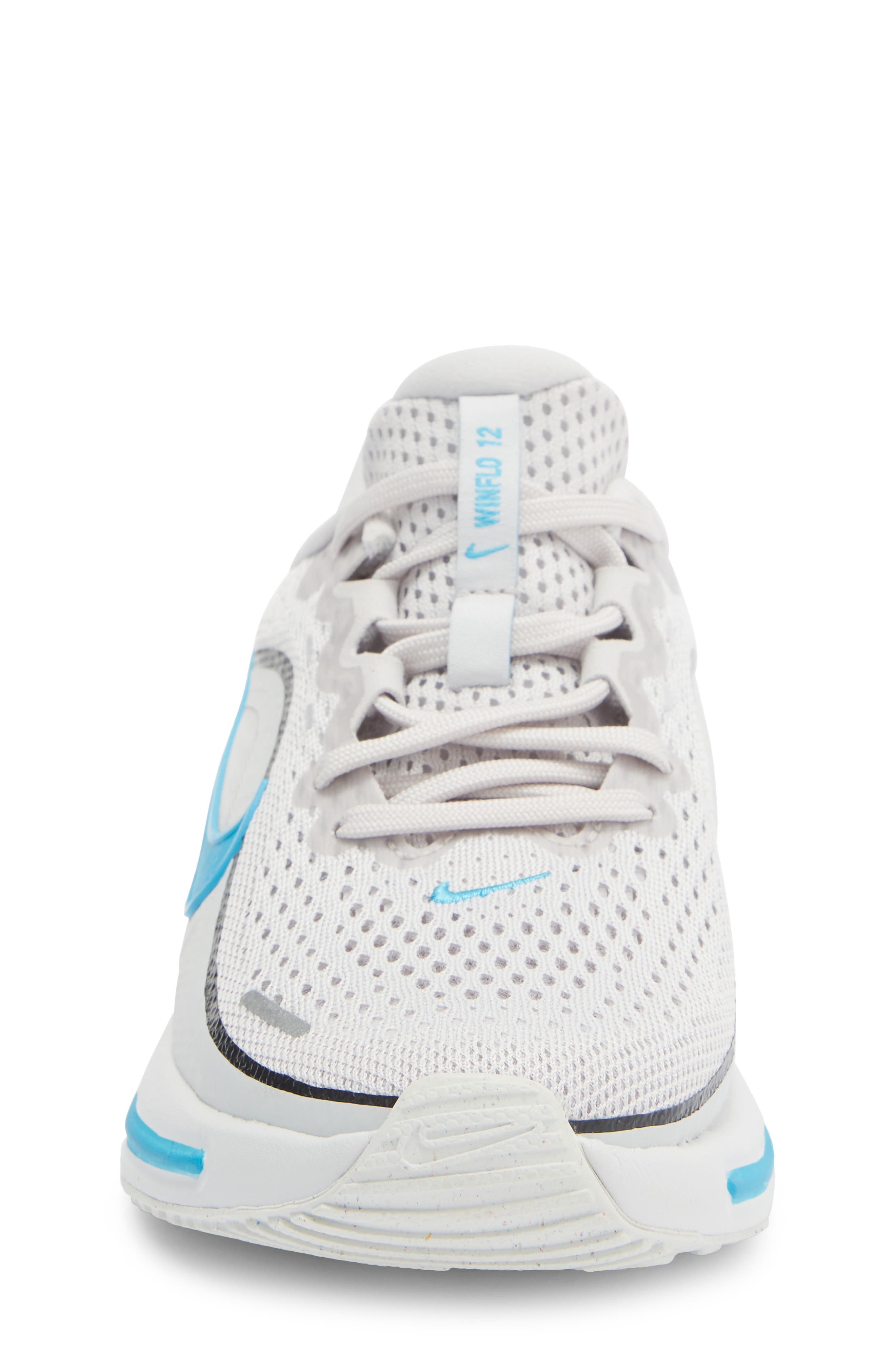 Kids' Winflo 12 Running Shoe, Alternate, color, GREY/ LIGHT BLUE/ OFF WHITE