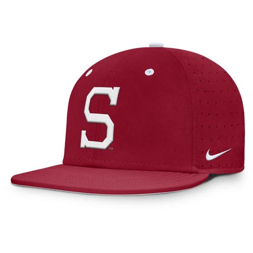 Nike Cardinal Stanford Cardinal On-field Dugout True Performance Fitted Hat