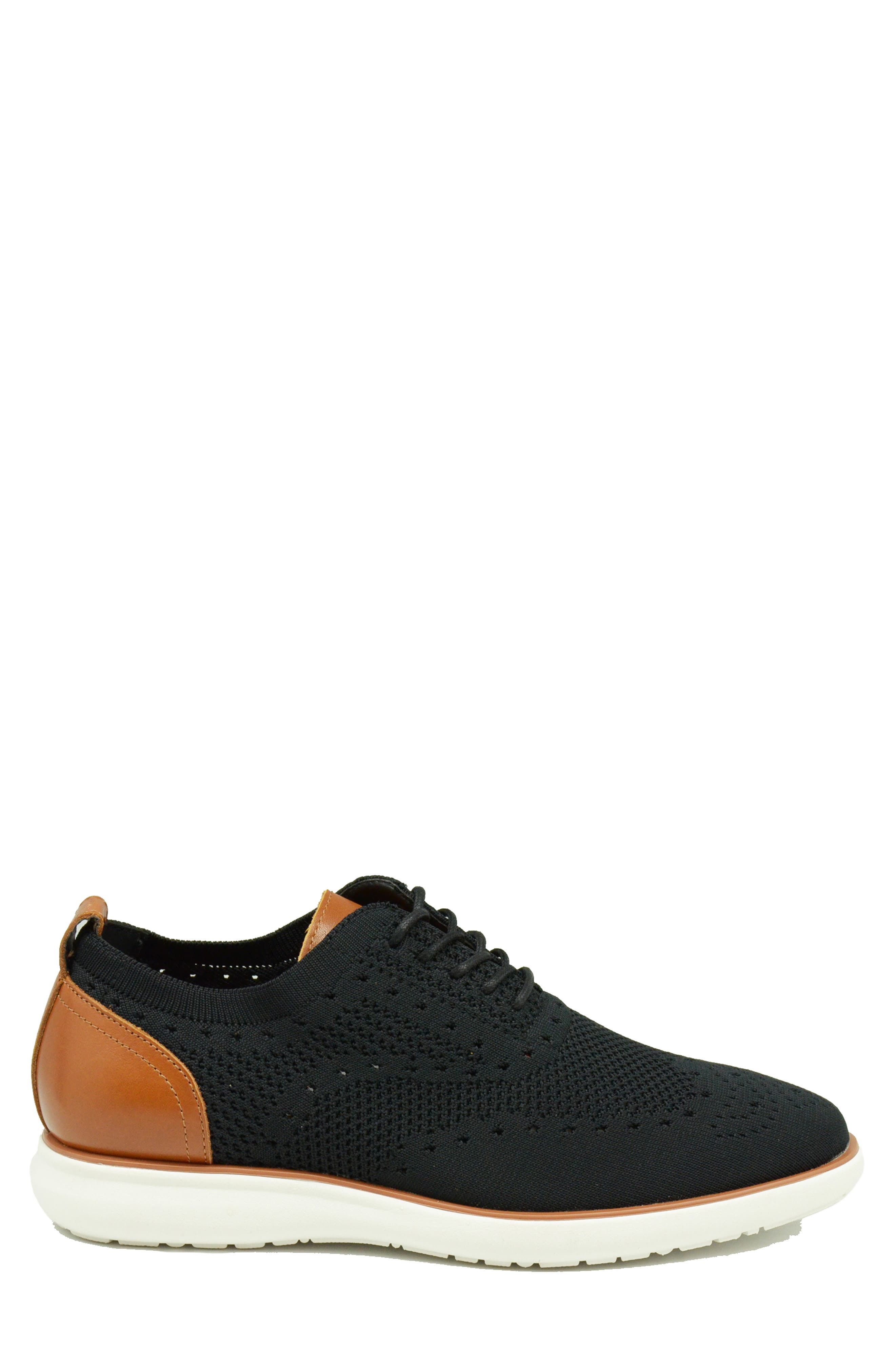 La Milano Reed Knit Oxford, Alternate, color, Black