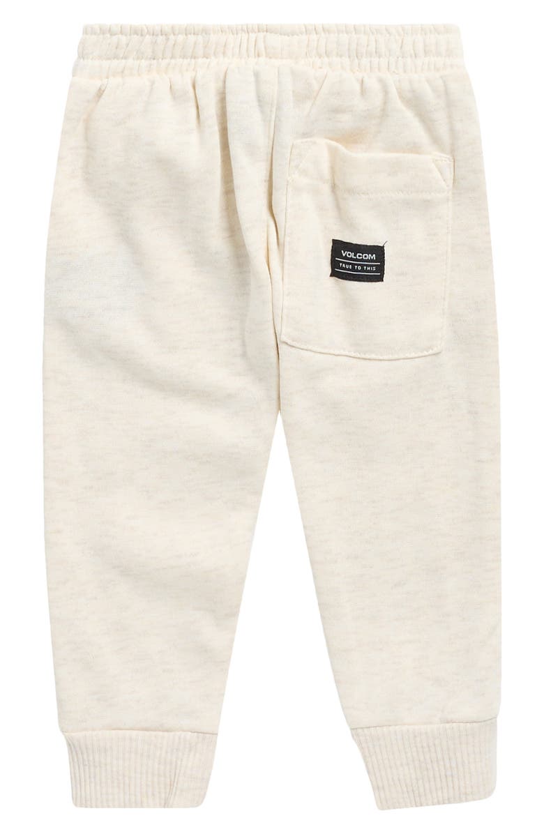 Volcom Pullover, Joggers & Faux Shearling Vest Set, Alternate, color, Green