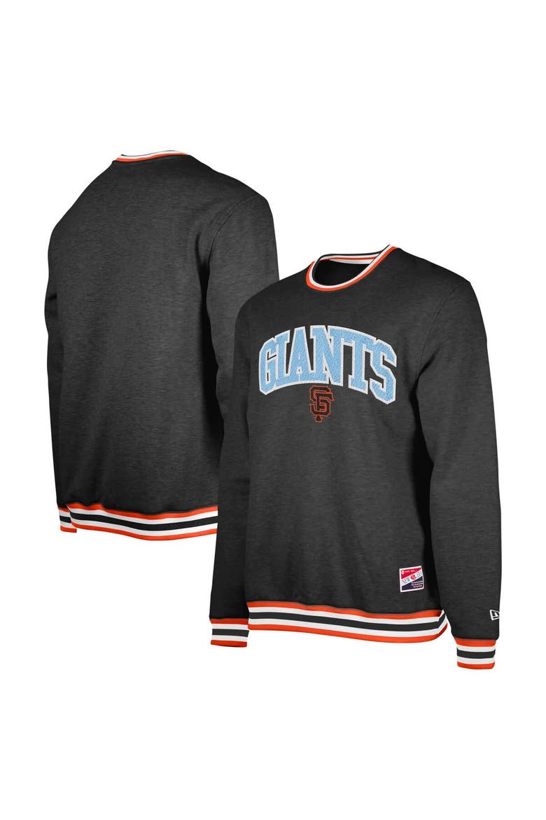 Men's New Era Black San Francisco Giants Father's Day Pullover Sweatshirt, Alternate, color, Black