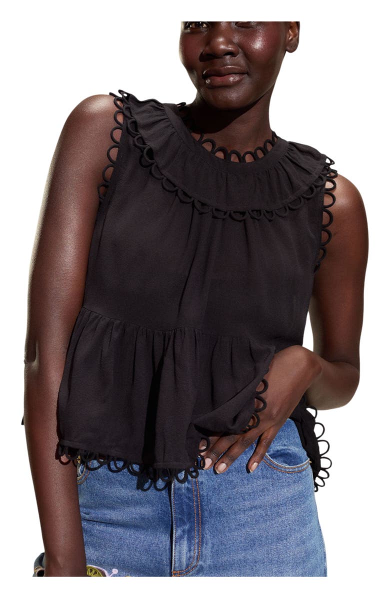 Cynthia Rowley Annabelle Sleeveless Blouse, Main, color, 