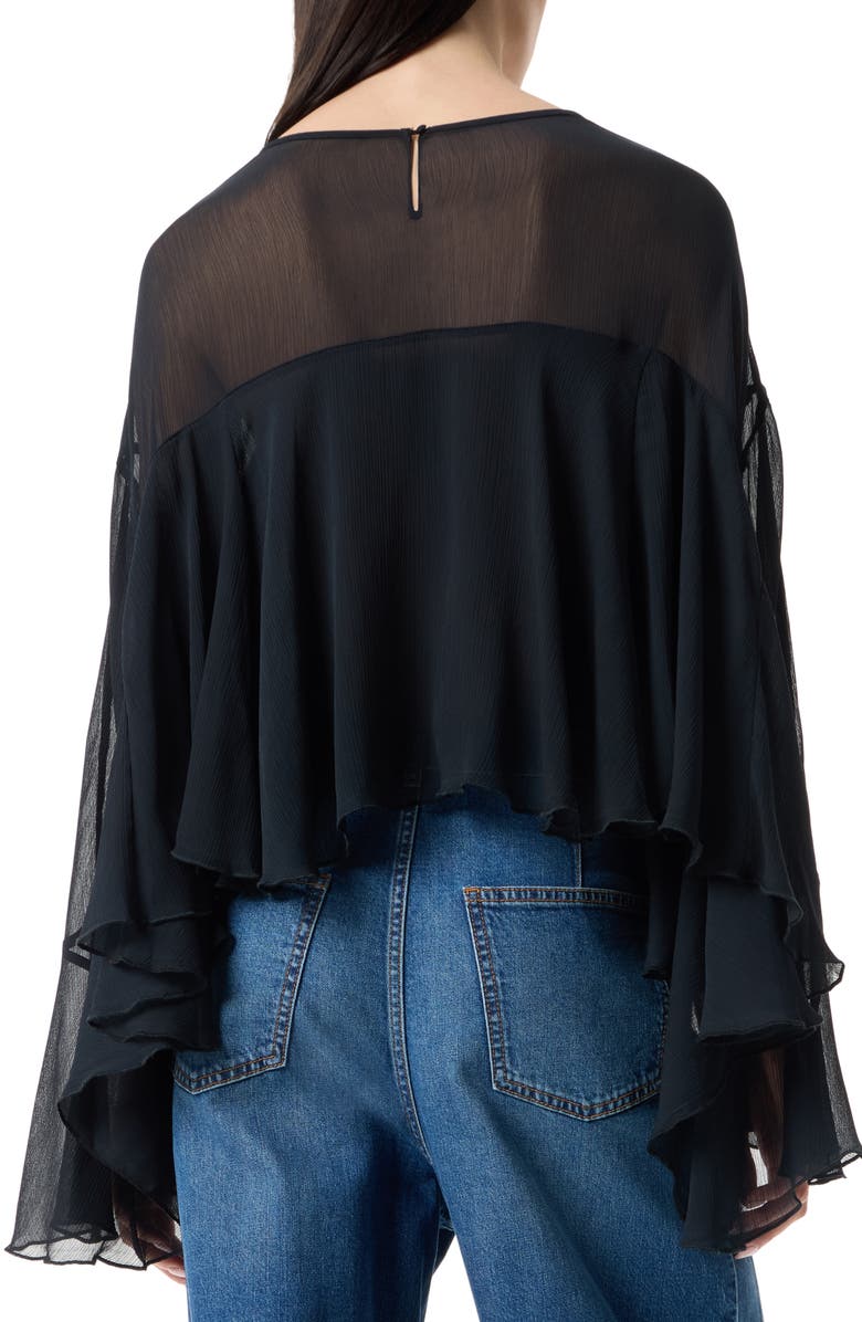 Robert Rodriguez Jada Long Sleeve Top, Alternate, color, Black