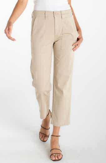 Crop Straight Leg Utility Pants