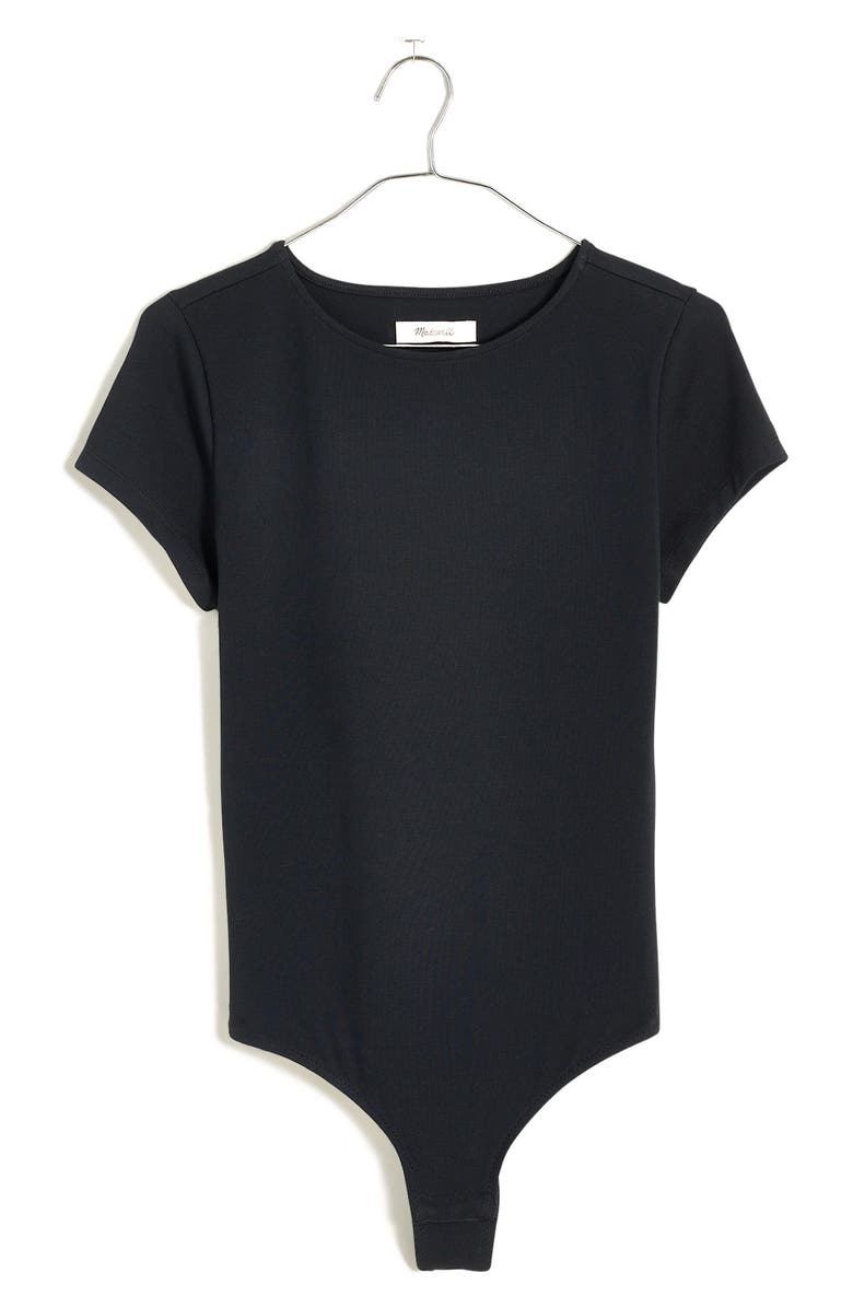 Madewell Crewneck Thong Bodysuit, Alternate, color,