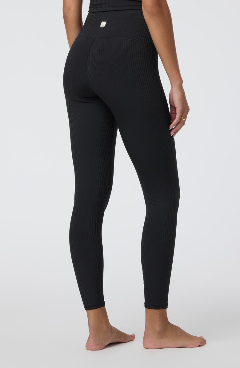 Vuori Inversion Rib Leggings, Alternate, color, Black