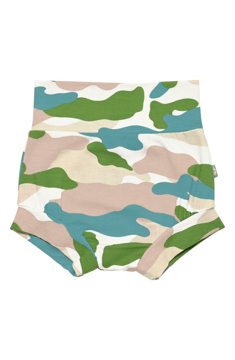Kyte BABY Camo Bummie Shorts, Main, color, Camo Multi
