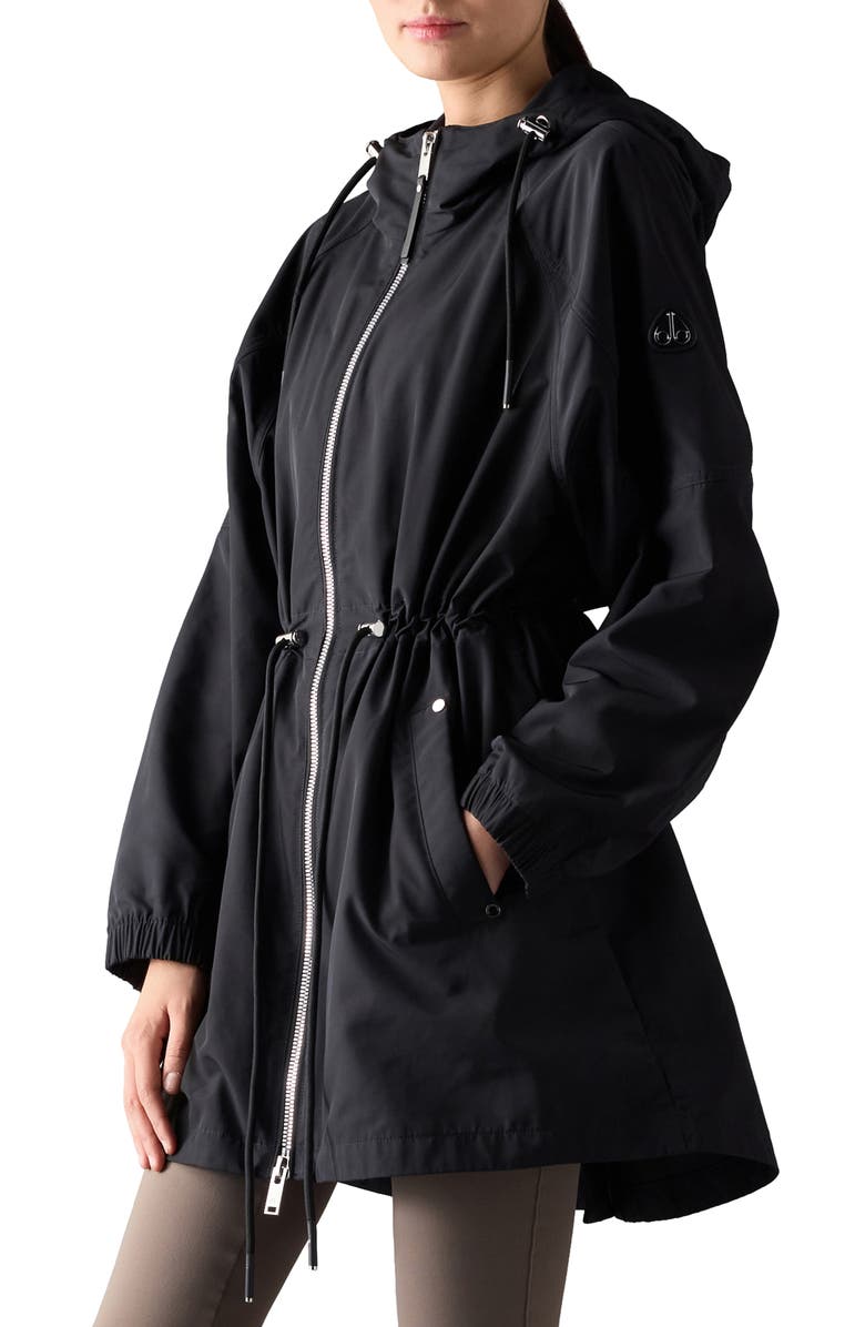 Moose Knuckles Elevate 3Q Water Repellent Rain Jacket, Main, color, Black