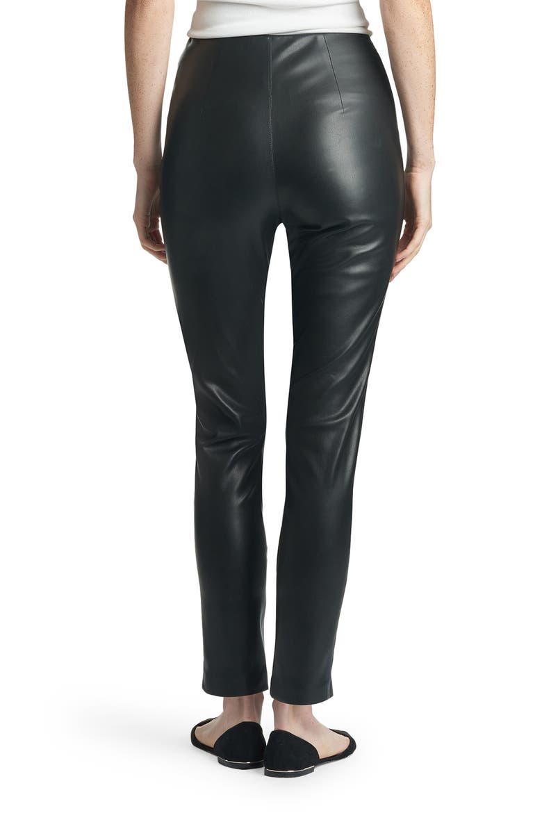 Sachin & Babi Meagan Faux Leather Pants, Alternate, color, BLACK