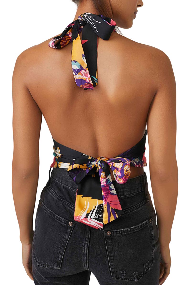 Free People Seraphina Crop Halter Top, Alternate, color,