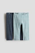 H&M 2-pack Ribbed Cotton Leggings