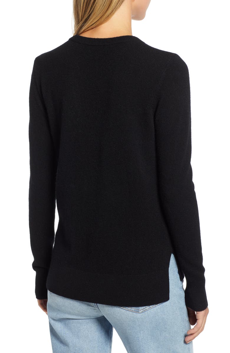 Halogen<sup>®</sup> Crewneck Cashmere Sweater, Alternate, color,