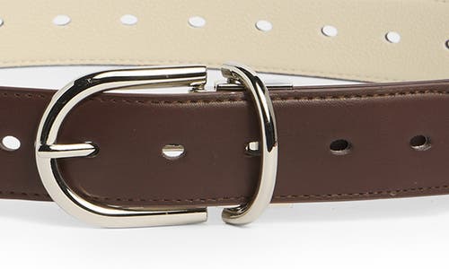 Vince Camuto Reversible Belt In Brown
