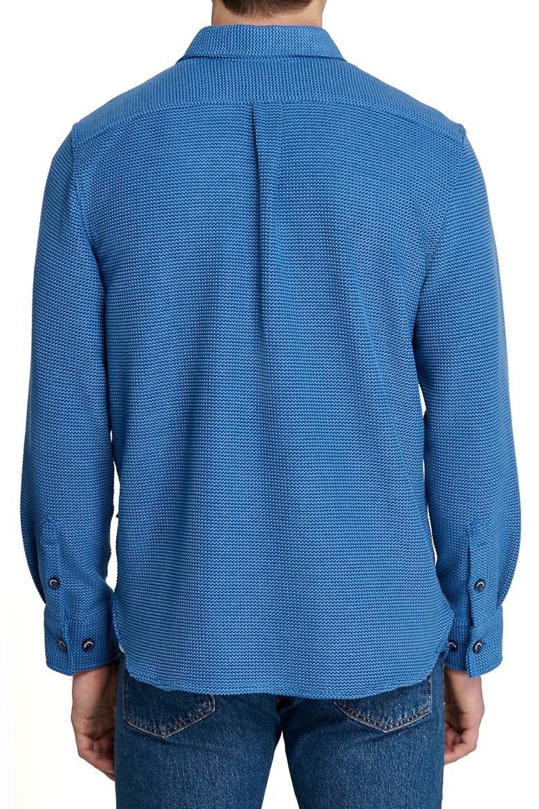 Slim Fit Shirt Jacket, Alternate, color, BLUE